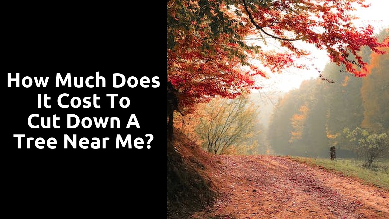 How much does it cost to cut down a tree near me?